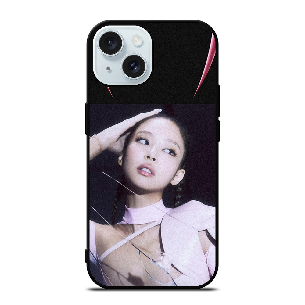JENNIE BLACKPINK PINK VENOM iPhone 15 Case Cover